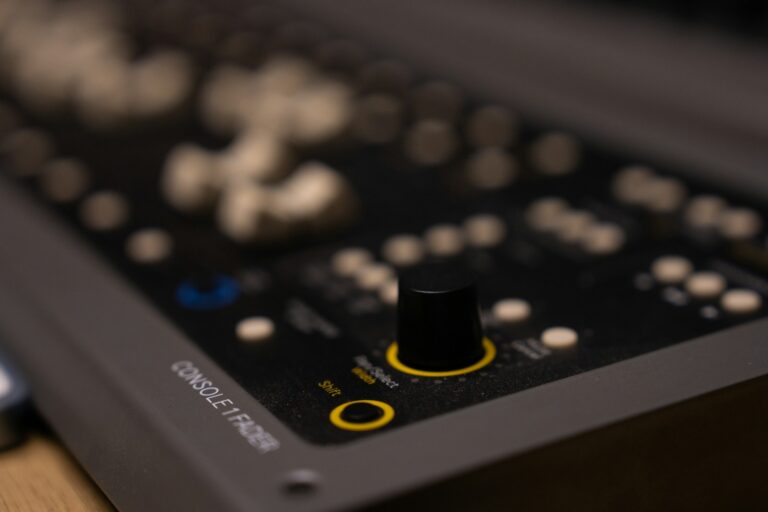 Modular console controller closeup