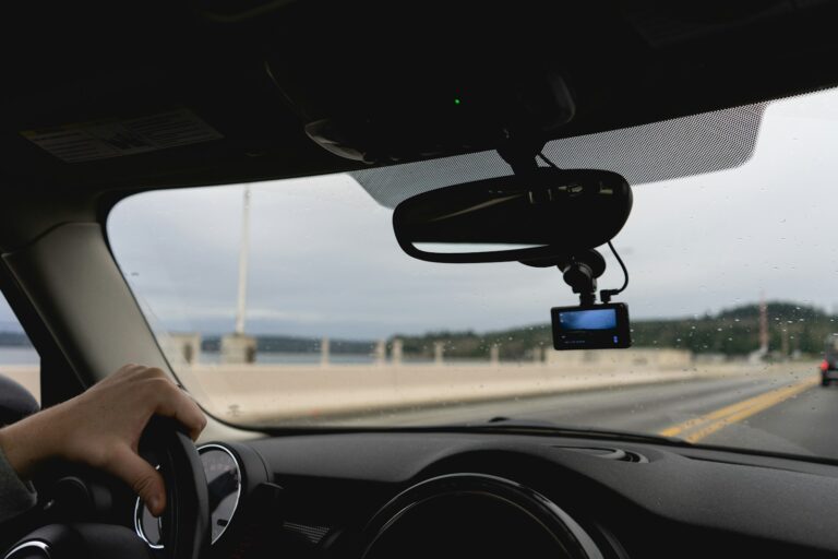 Front rear dash cam installation