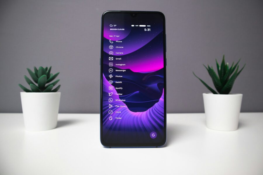 Smartphone settings screen esim code