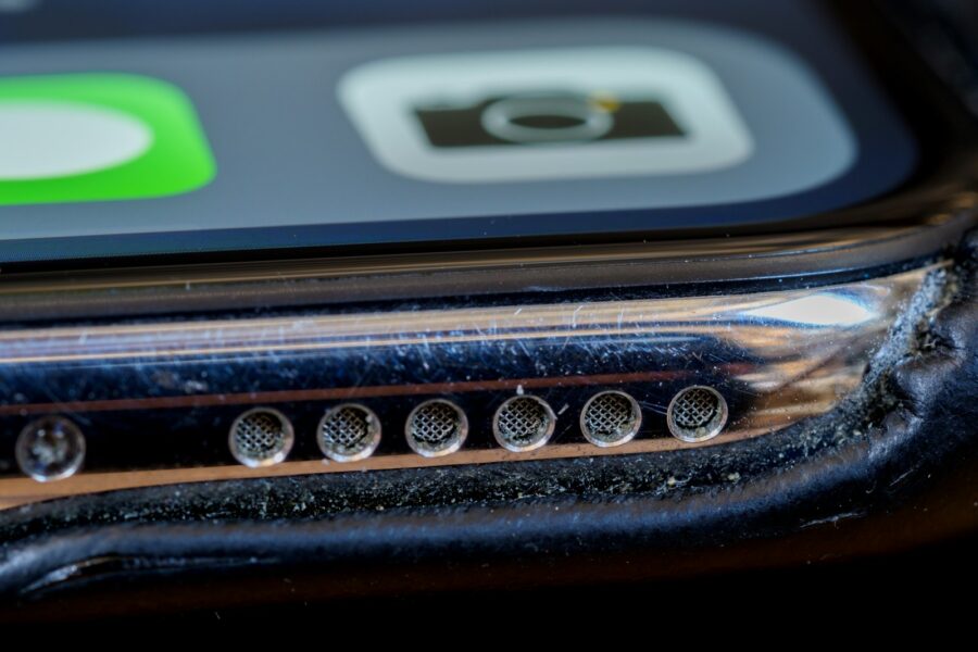 Smart band screen protector closeup