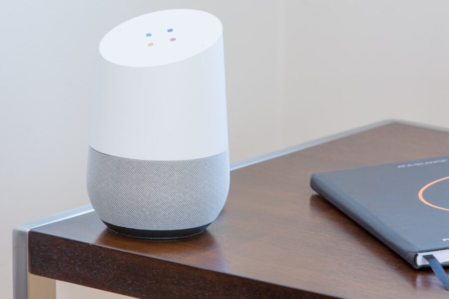 Smart speaker living room table