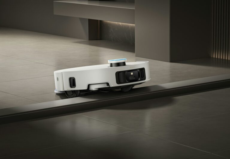 Robot vacuum lidar sensor close-up
