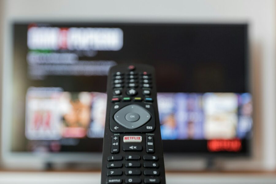 Streaming stick remote control screen