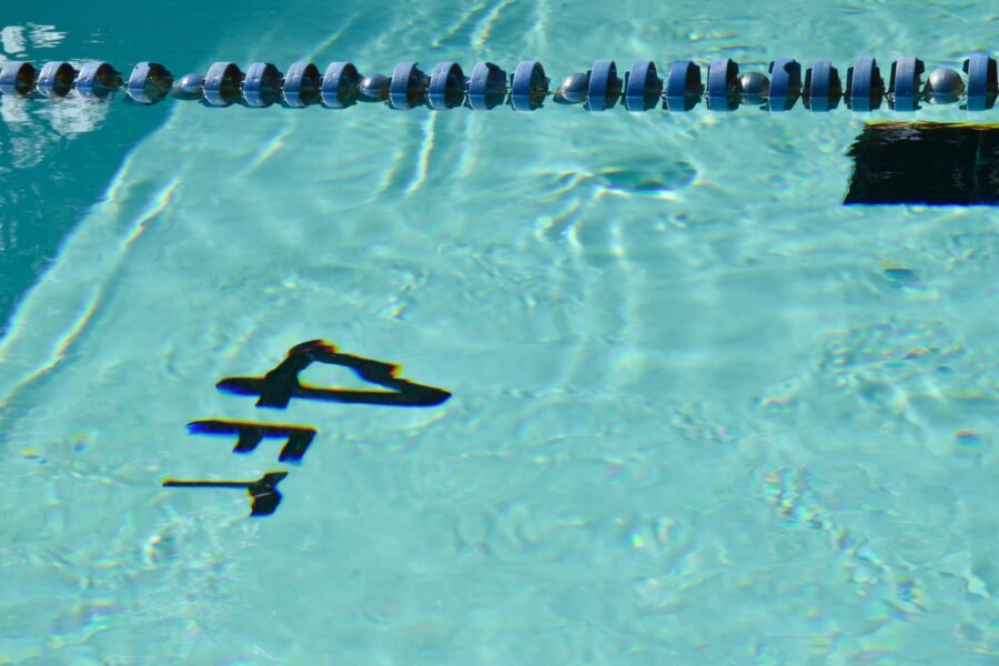 Waterproof wrist tracker swimming pool lane