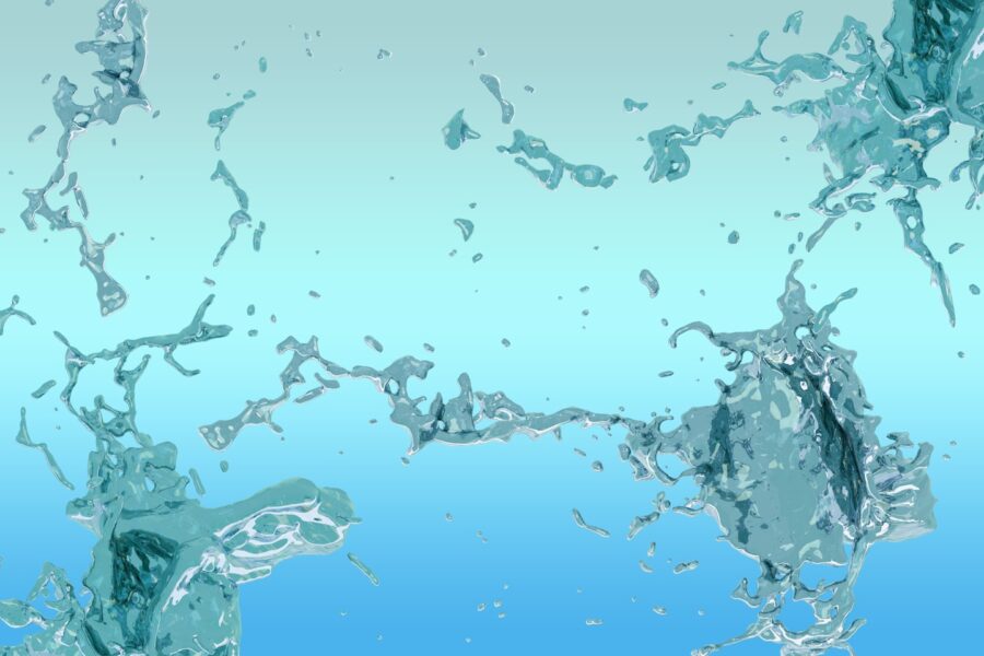 Water resistant handset splash water