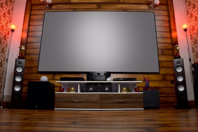 Soundbar closeup subwoofer