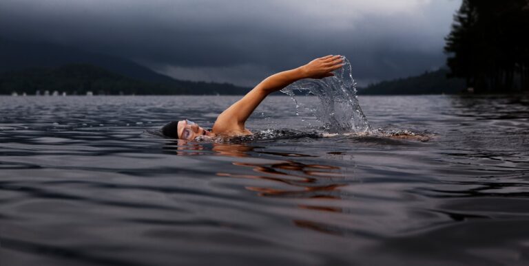 Open water swimmer