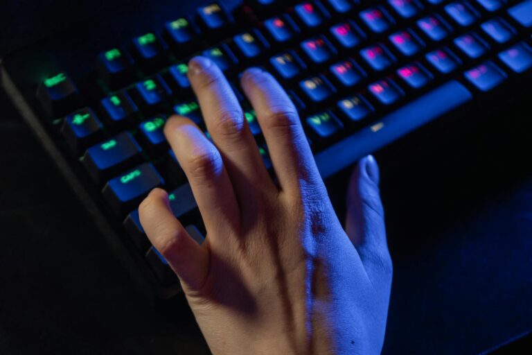 Rgb gaming keyboard colored key lighting rgb gaming
