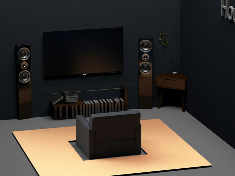 Receiver speakers upward