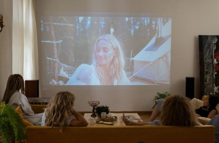 Home projector setup