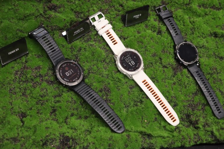 Smartwatch close scratched