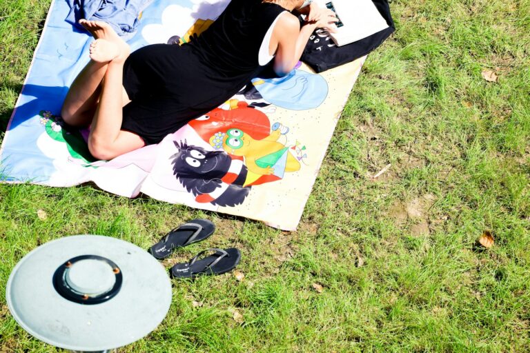 Outdoor bluetooth speaker grass picnic blanket