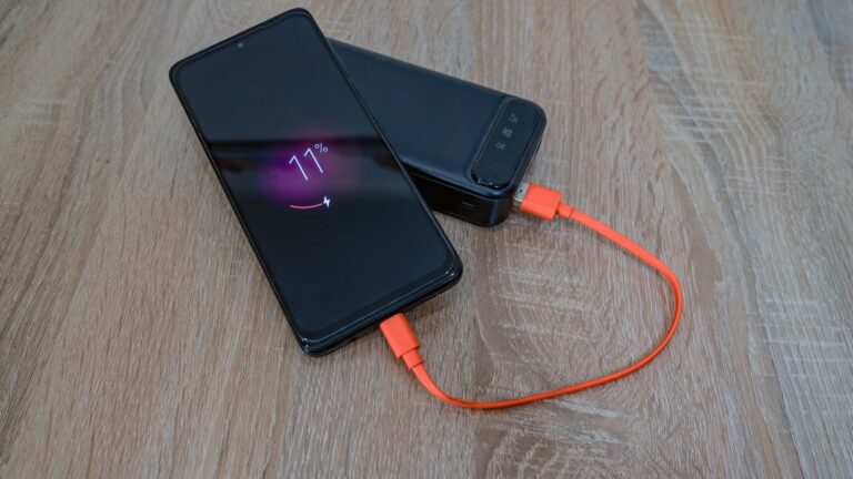 Smartphone settings battery