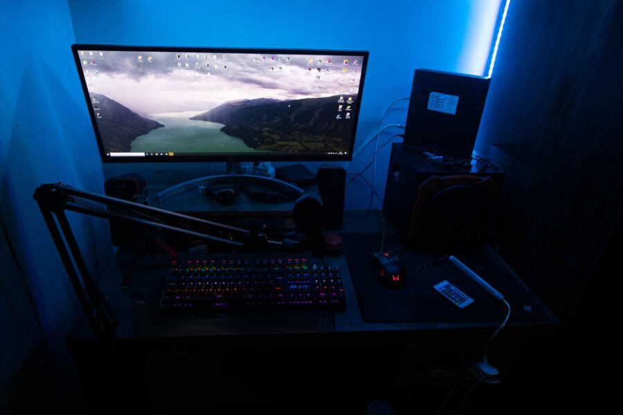 Gaming desk usb
