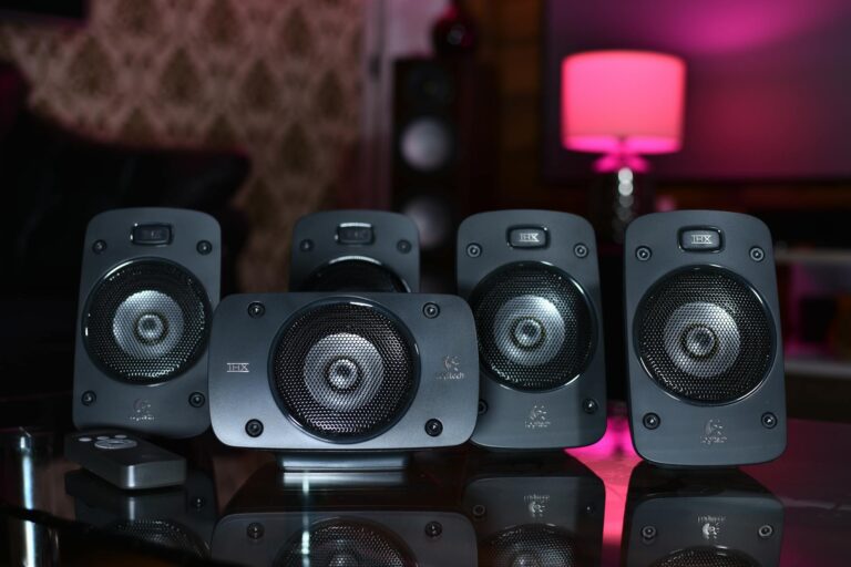 Modern multi room audio speakers home interior