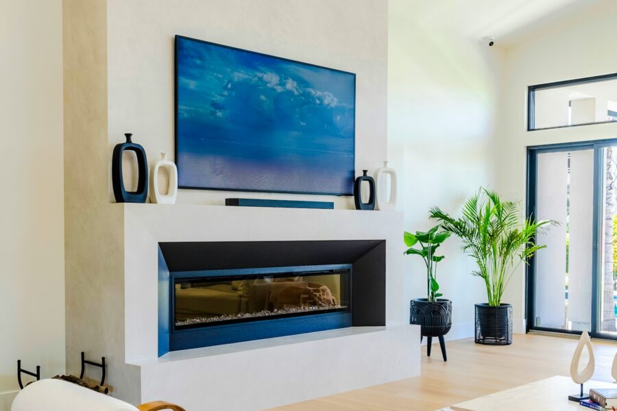 Modern home multi room audio speakers living room