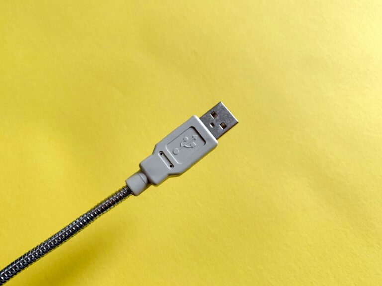 Fitness tracker charging cable closeup