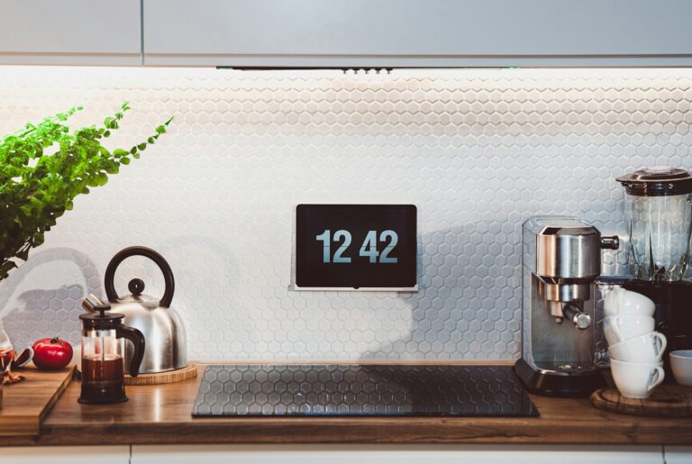 Smart display kitchen counter recipes