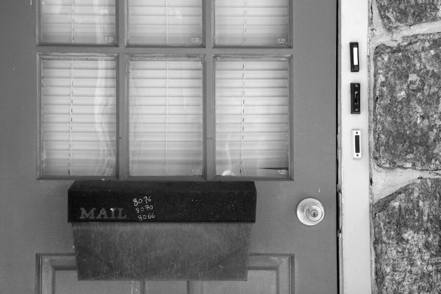 Video doorbell house