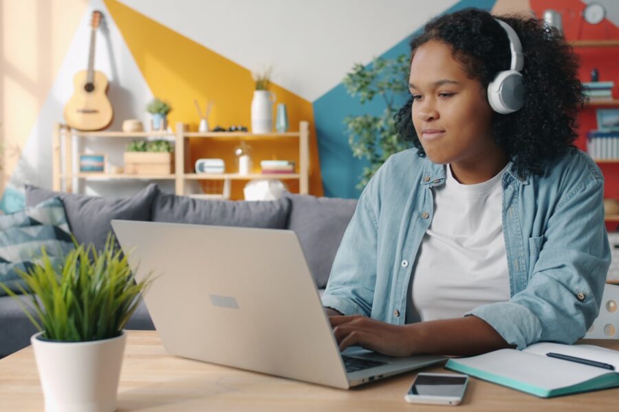 Student laptop desk