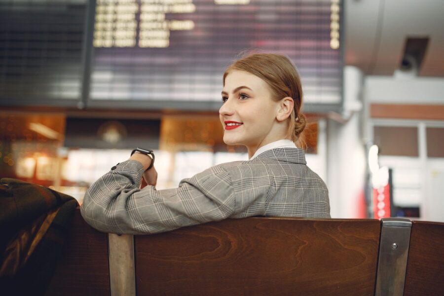 Traveler airport wearable
