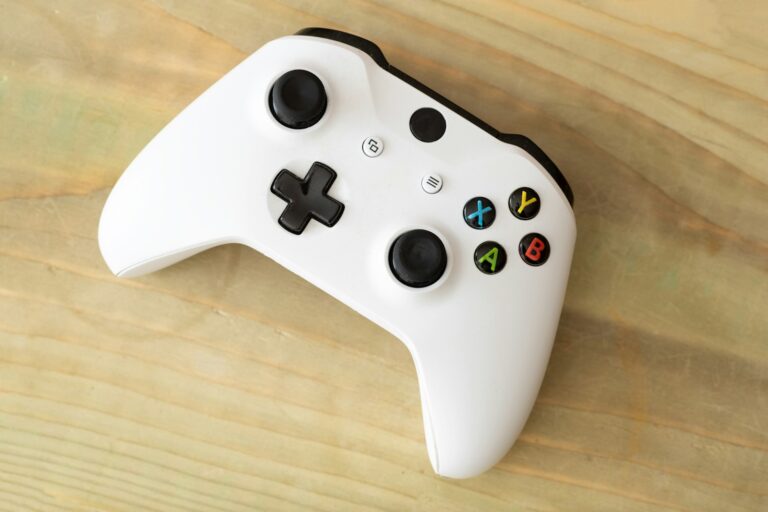 Gaming setup wireless headset controller