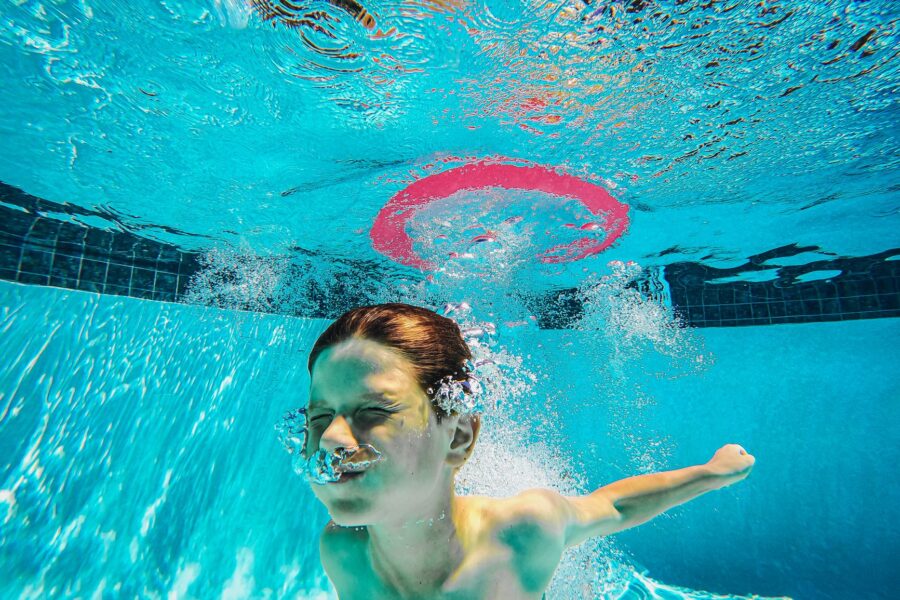 Waterproof speaker pool