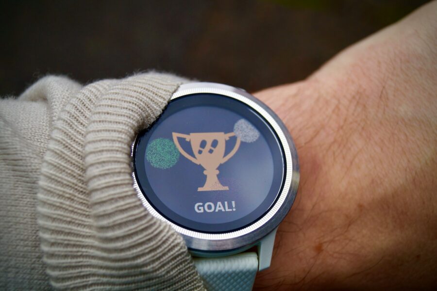 Garmin watch closeup