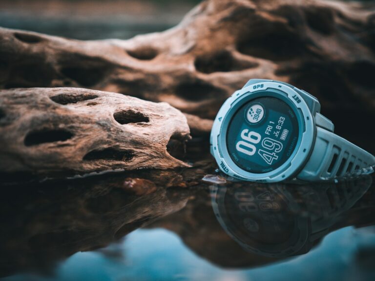 Garmin watch closeup