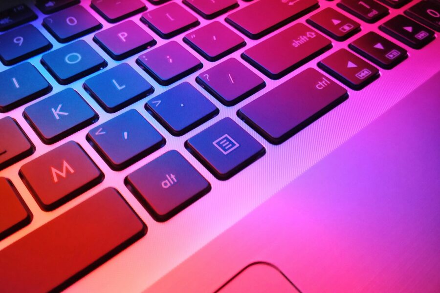 Linux laptop desk