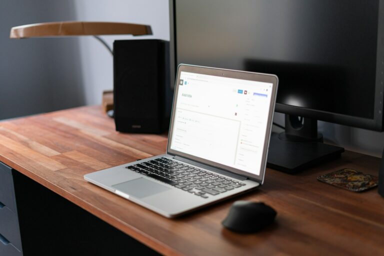 Linux laptop desk