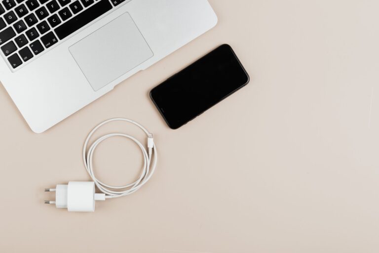 Laptop charger desk