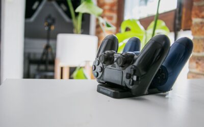 Magnetic charging docks and stands that make controller clutter disappear