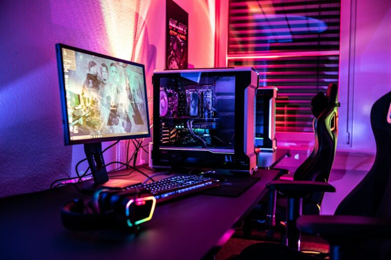 Gaming chair desk